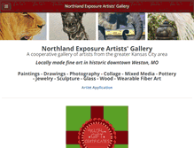 Tablet Screenshot of northlandartists.com